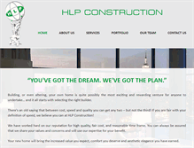 Tablet Screenshot of hlp-construction.co.za